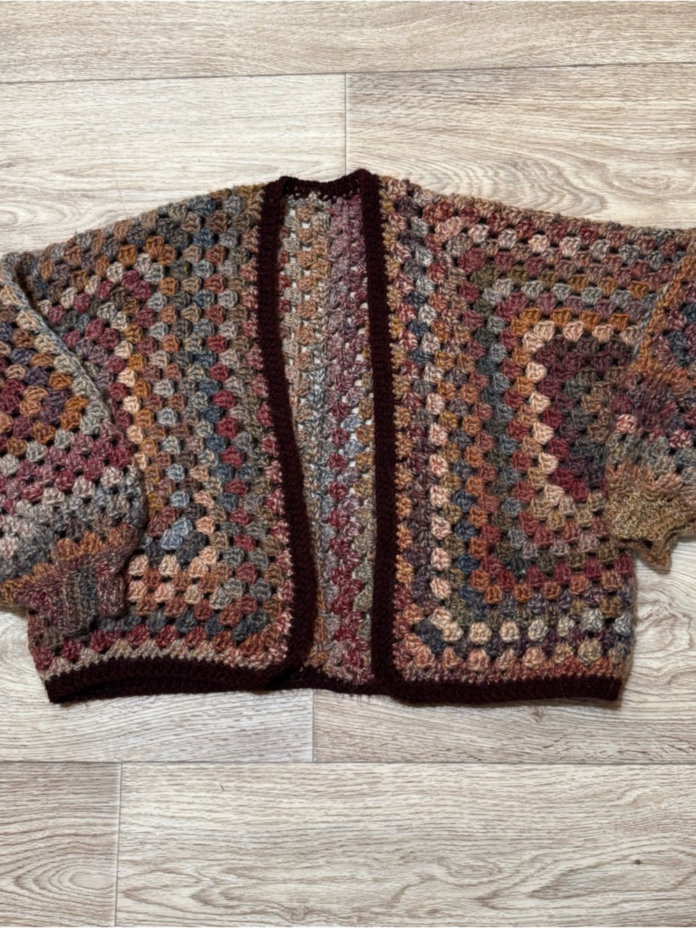 Handmade crochet cardigan size S - Picture 1 of 8
